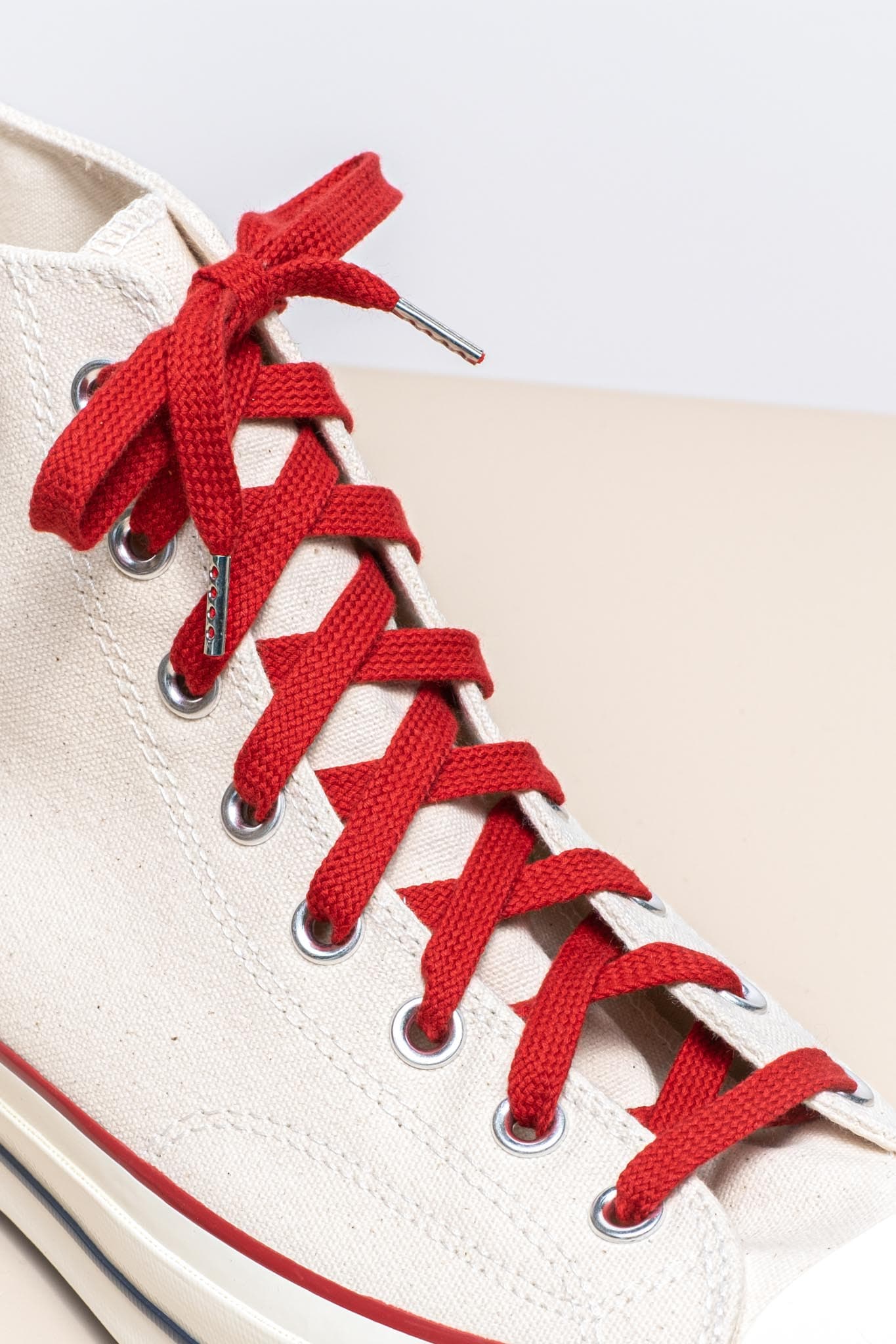 Kirschrot - Sneaker Schnürsenkel