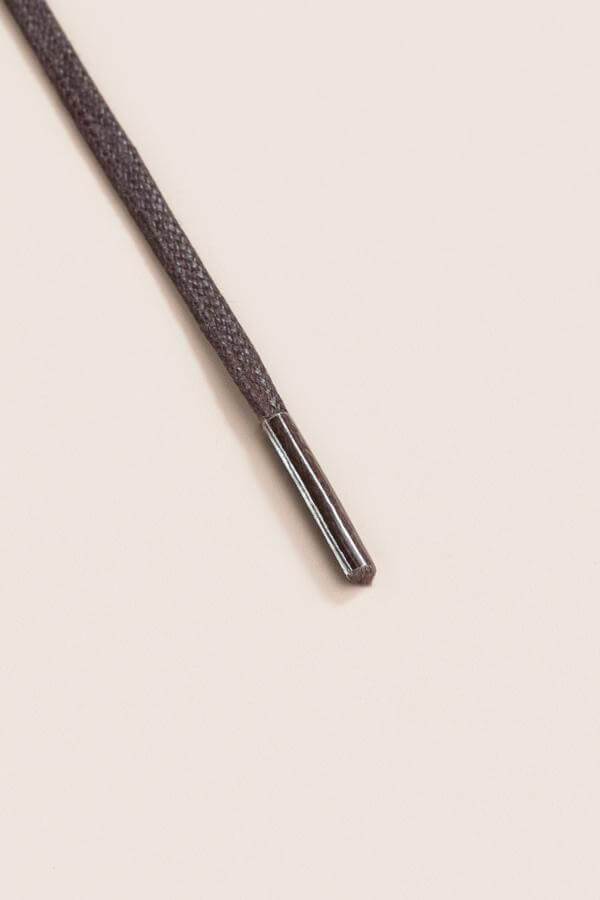 Dunkelbraun - 3mm Flache Gewachste Schnürsenkel