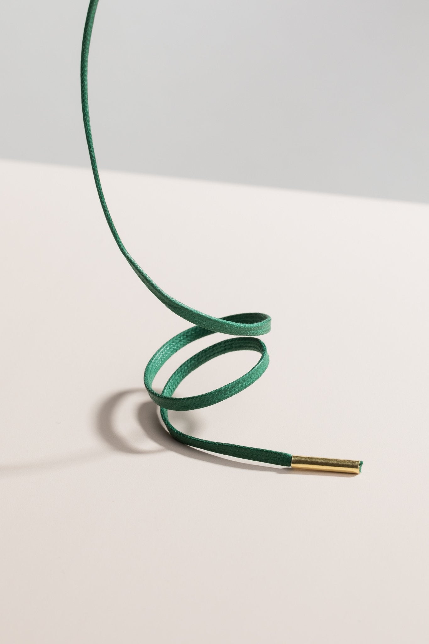 Jagdgrün - 3mm Flache Gewachste Schnürsenkel