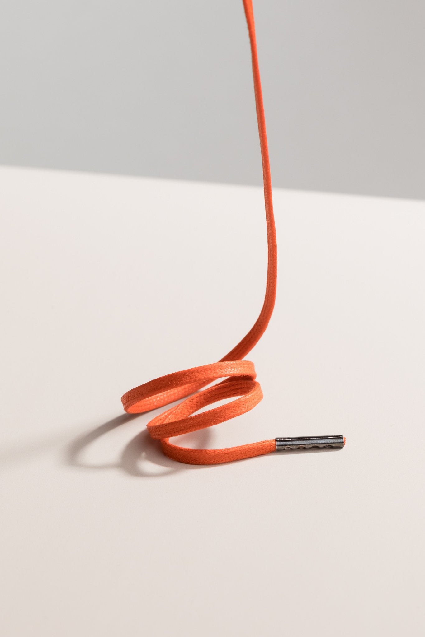 Orange - 3mm Flache Gewachste Schnürsenkel