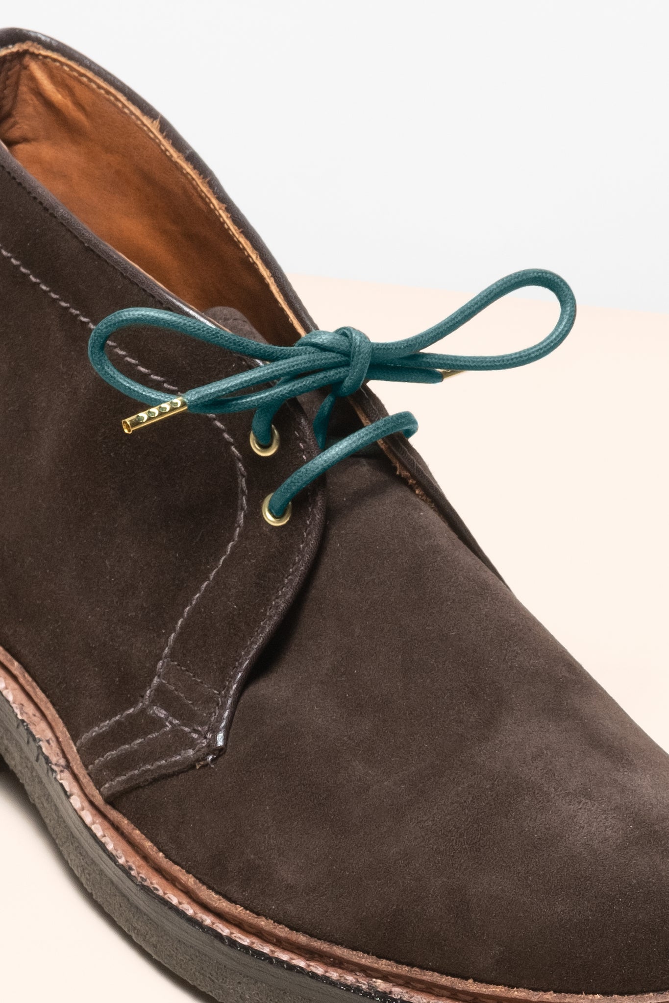 Kieferngrün - 4mm Runde gewachste Schnürsenkel für Stiefel und Schuhe aus 100% Bio-Baumwolle - Senkels