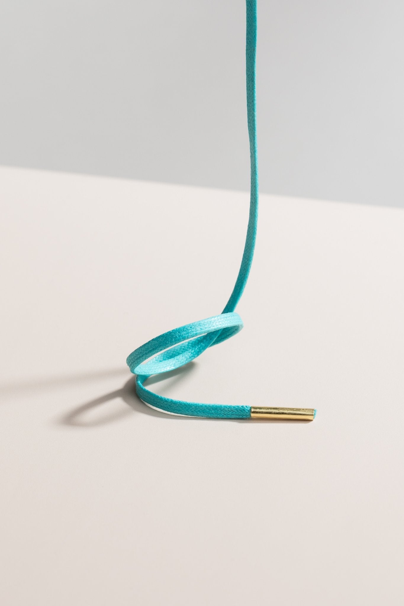 Türkis - 3mm Flache Gewachste Schnürsenkel