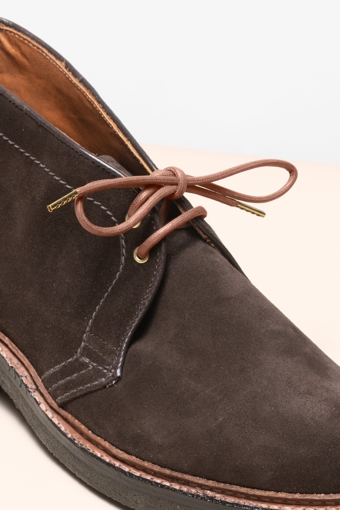 Kaffeebraun - 4mm Runde gewachste Schnürsenkel für Stiefel und Schuhe aus 100% Bio-Baumwolle - Senkels